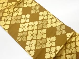 リサイクル 花菱模様織出し名古屋帯